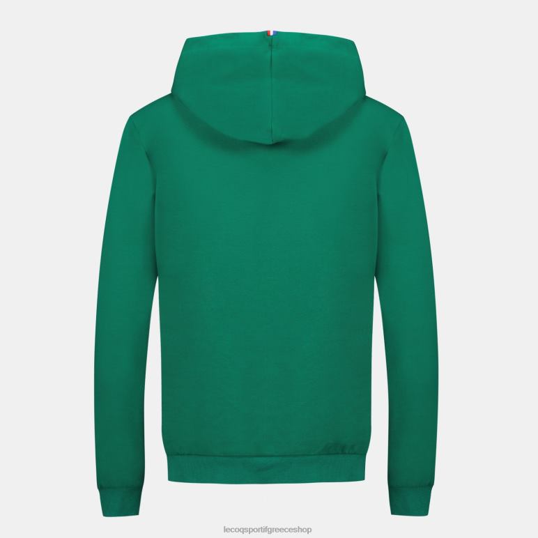 Le Coq Sportif είδη ένδυσης γυναίκες φούτερ με κουκούλα πράσινο D2ZV310