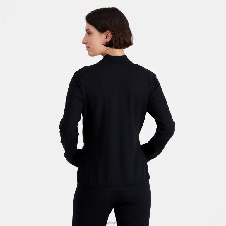 Le Coq Sportif είδη ένδυσης γυναίκες φούτερ μαύρο D2ZV314