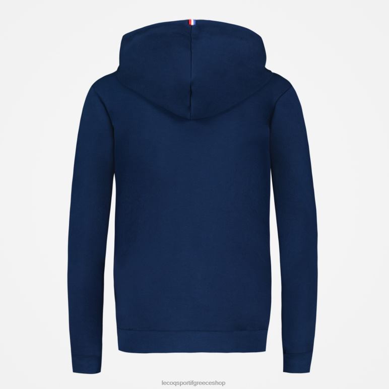 Le Coq Sportif είδη ένδυσης γυναίκες μπλούζα με κουκούλα μπλε D2ZV317