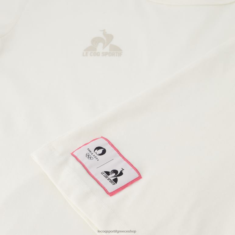 Le Coq Sportif είδη ένδυσης γυναίκες μπλουζάκι λευκό D2ZV341