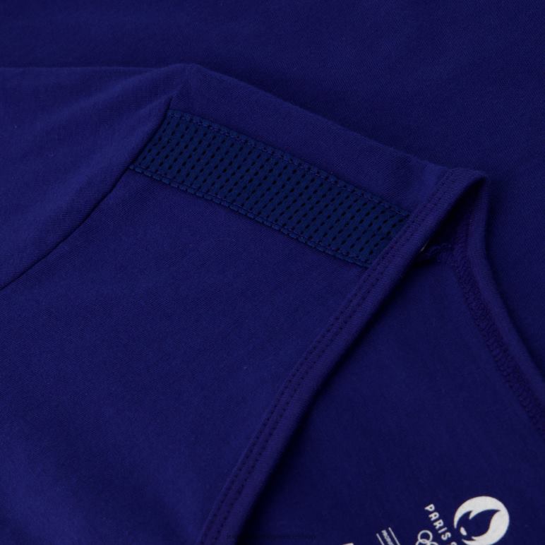 Le Coq Sportif είδη ένδυσης γυναίκες μπλουζάκι μπλε D2ZV342