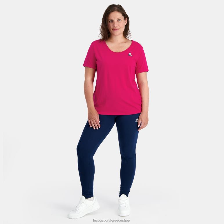 Le Coq Sportif είδη ένδυσης γυναίκες μπλουζάκι κόκκινο D2ZV348