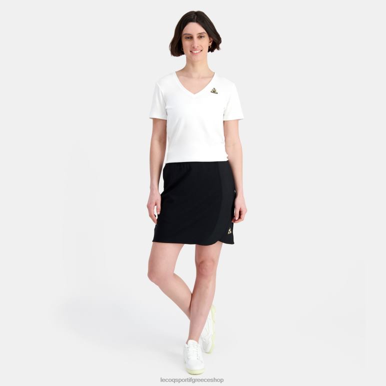 Le Coq Sportif είδη ένδυσης γυναίκες μπλουζάκι λευκό D2ZV352