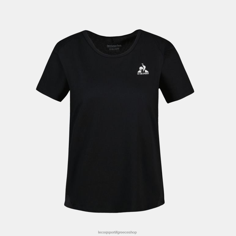 Le Coq Sportif είδη ένδυσης γυναίκες μπλουζάκι μαύρο D2ZV354
