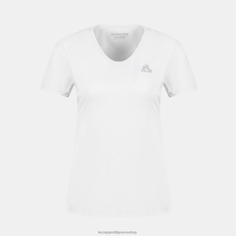 Le Coq Sportif είδη ένδυσης γυναίκες μπλουζάκι λευκό D2ZV356
