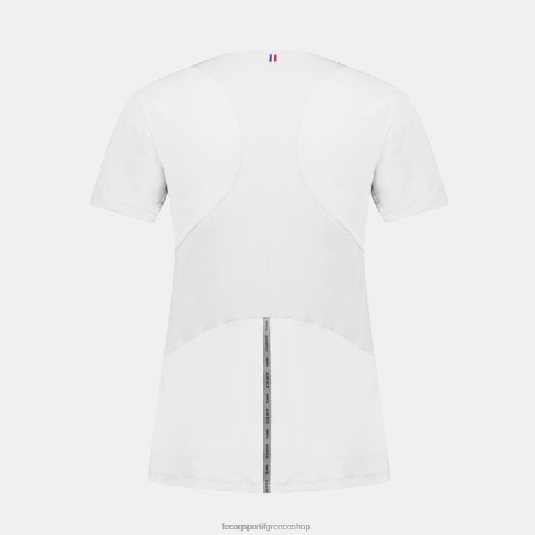 Le Coq Sportif είδη ένδυσης γυναίκες μπλουζάκι λευκό D2ZV356