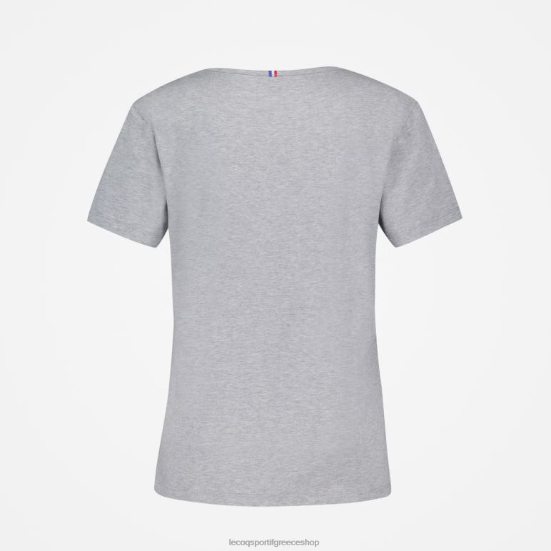 Le Coq Sportif είδη ένδυσης γυναίκες μπλουζάκι γκρι D2ZV359