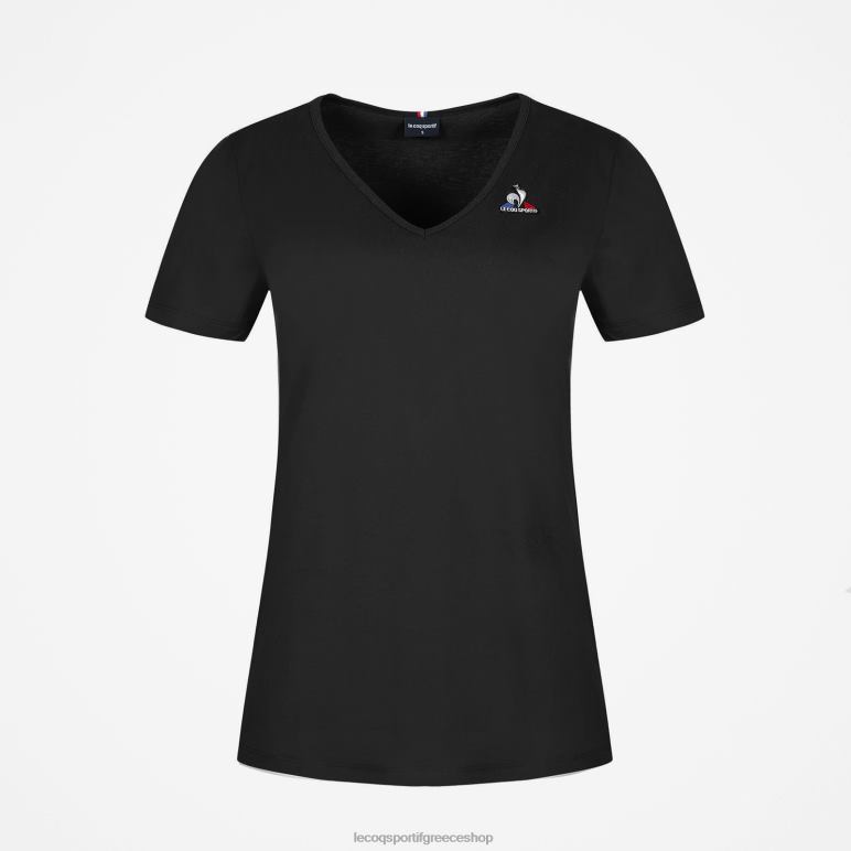 Le Coq Sportif είδη ένδυσης γυναίκες μπλουζάκι μαύρο D2ZV360