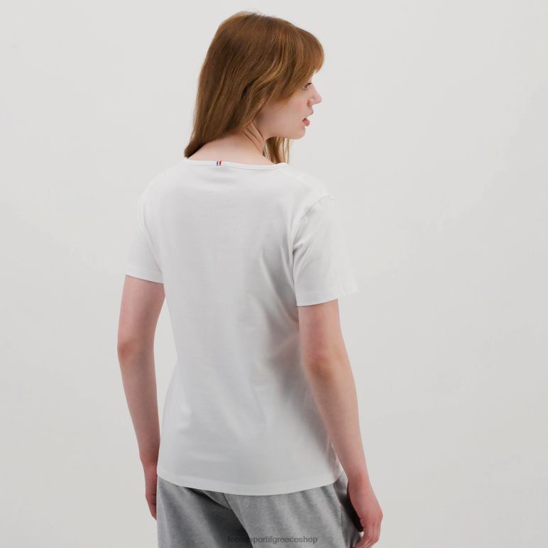 Le Coq Sportif είδη ένδυσης γυναίκες μπλουζάκι λευκό D2ZV361