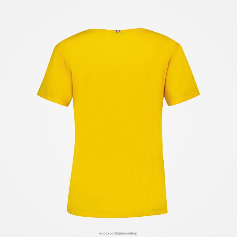 Le Coq Sportif είδη ένδυσης γυναίκες μπλουζάκι κίτρινο D2ZV594