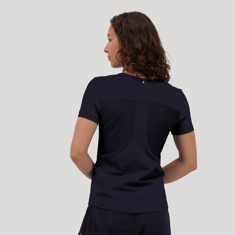 Le Coq Sportif είδη ένδυσης γυναίκες μπλουζάκι μπλε D2ZV602