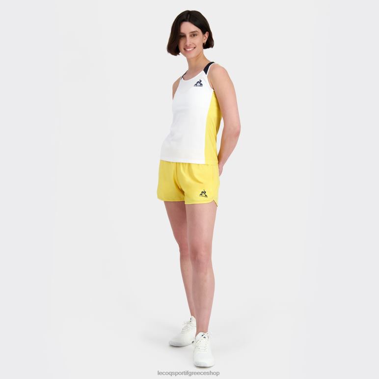 Le Coq Sportif είδη ένδυσης γυναίκες σορτς κίτρινο D2ZV325