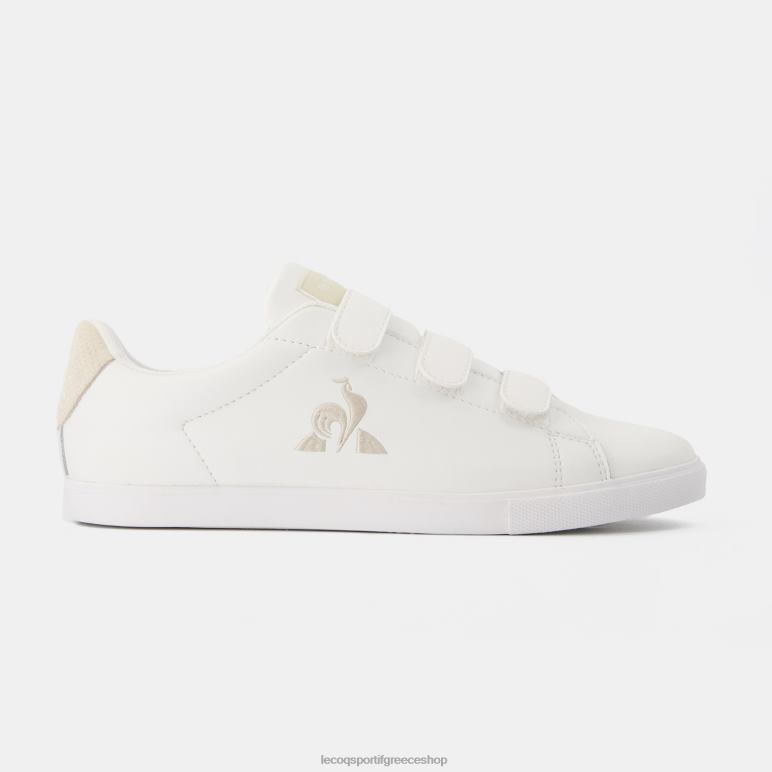 Le Coq Sportif παπούτσια γυναίκες παπούτσι elsa velcros premium λευκό D2ZV371
