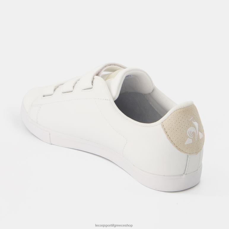 Le Coq Sportif παπούτσια γυναίκες παπούτσι elsa velcros premium λευκό D2ZV371