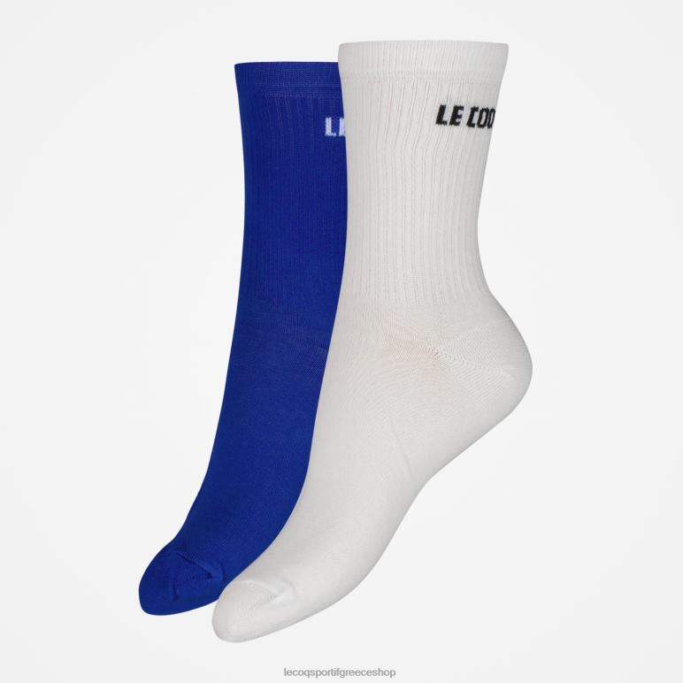 Le Coq Sportif αξεσουάρ άνδρες κάλτσες λευκές D2ZV293