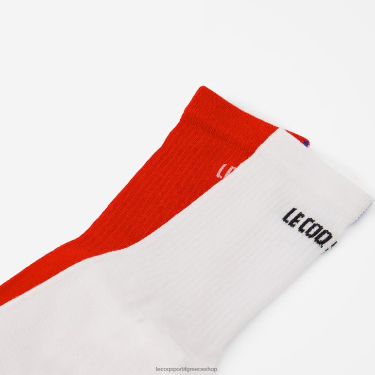 Le Coq Sportif αξεσουάρ άνδρες κάλτσες λευκές D2ZV294
