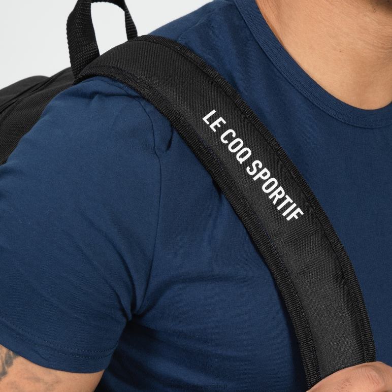 Le Coq Sportif αξεσουάρ άνδρες σακίδιο πλάτης μαύρο D2ZV301