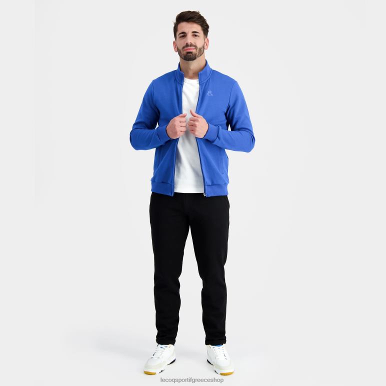 Le Coq Sportif είδη ένδυσης άνδρες μπλε φούτερ με φερμουάρ D2ZV12