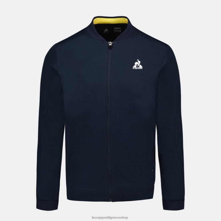 Le Coq Sportif είδη ένδυσης άνδρες μπλε φούτερ με φερμουάρ D2ZV19