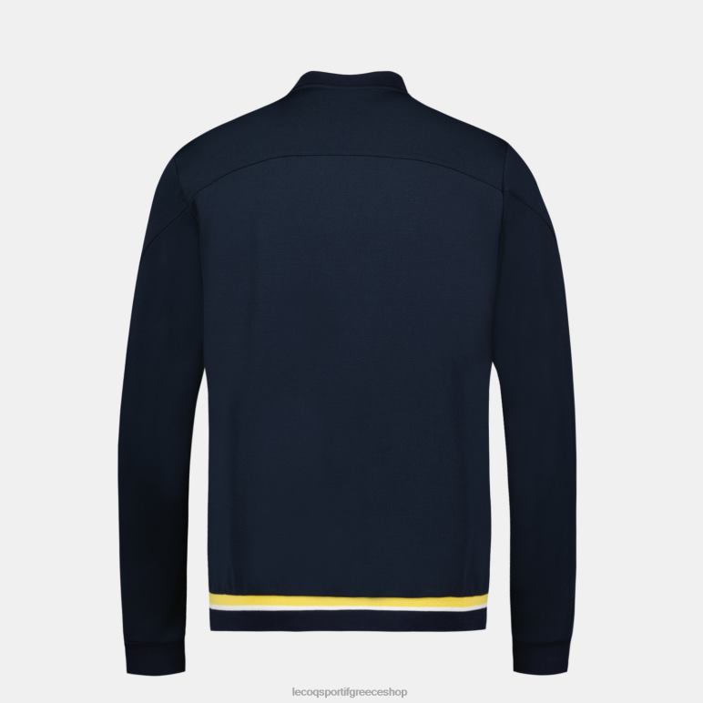 Le Coq Sportif είδη ένδυσης άνδρες μπλε φούτερ με φερμουάρ D2ZV19