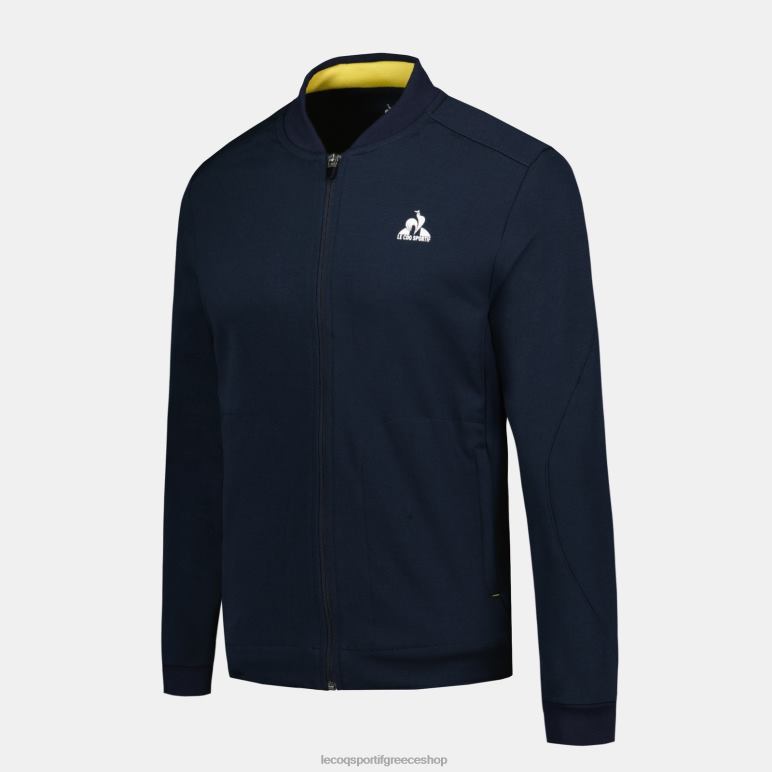 Le Coq Sportif είδη ένδυσης άνδρες μπλε φούτερ με φερμουάρ D2ZV19