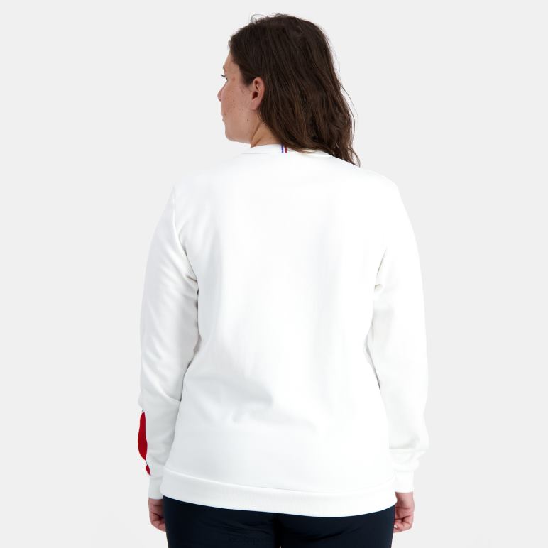 Le Coq Sportif είδη ένδυσης άνδρες φούτερ λευκό D2ZV1