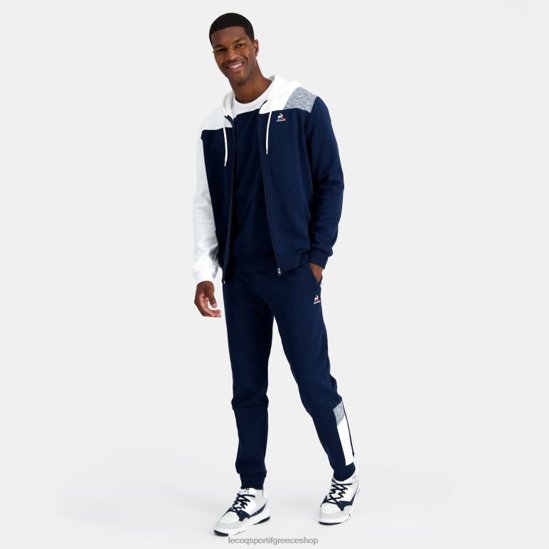 Le Coq Sportif είδη ένδυσης άνδρες φούτερ με κουκούλα με μπλε φερμουάρ D2ZV22