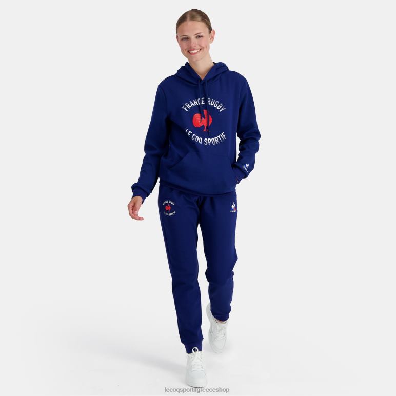 Le Coq Sportif είδη ένδυσης άνδρες φούτερ με κουκούλα - μπλε ράγκμπι Γαλλίας D2ZV27