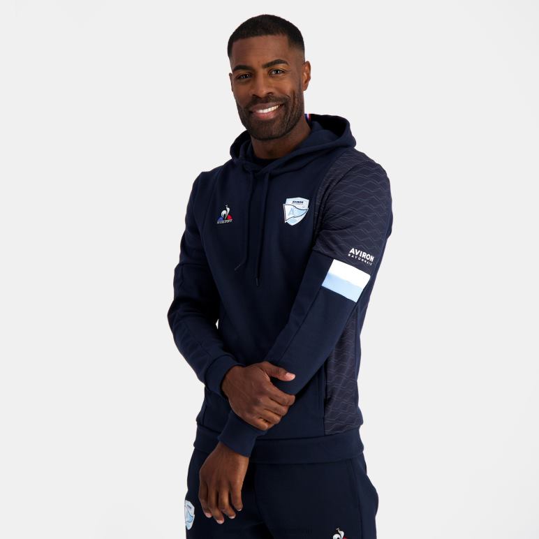 Le Coq Sportif είδη ένδυσης άνδρες μπλούζα με κουκούλα μπλε D2ZV29