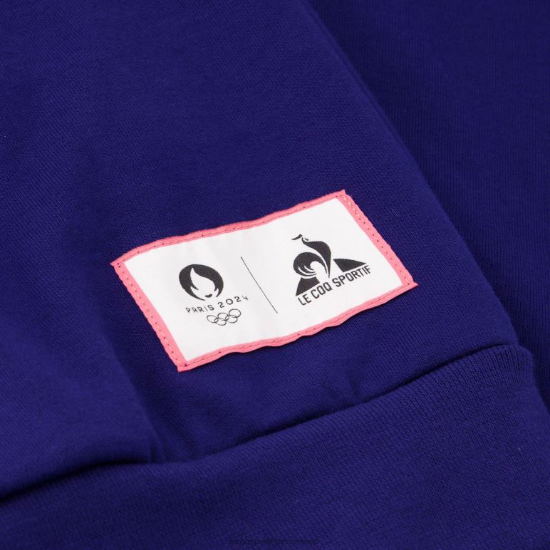 Le Coq Sportif είδη ένδυσης άνδρες μπλούζα με κουκούλα μπλε D2ZV31