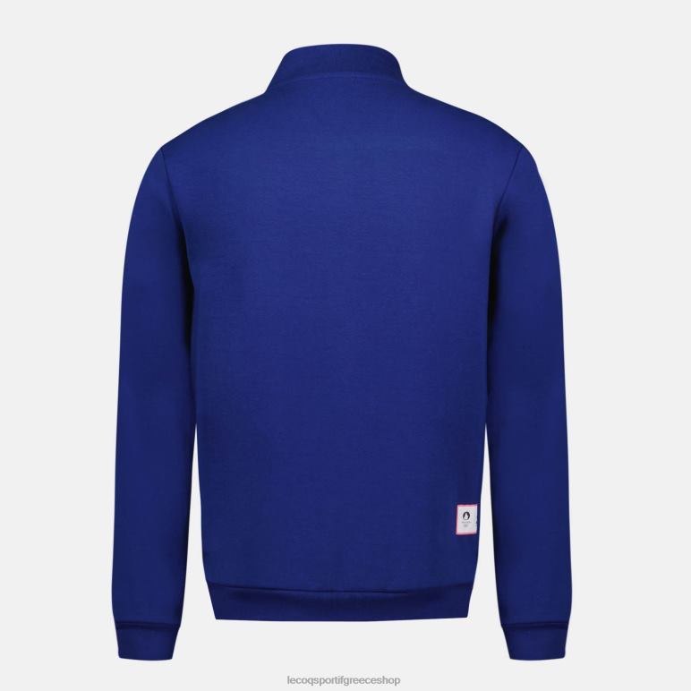 Le Coq Sportif είδη ένδυσης άνδρες μπλε φούτερ με φερμουάρ D2ZV32