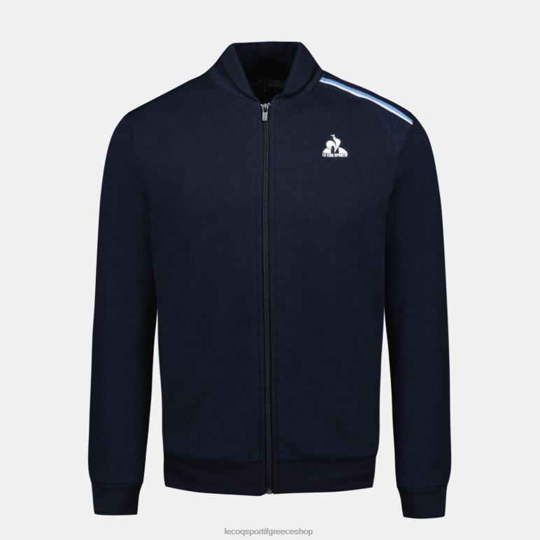 Le Coq Sportif είδη ένδυσης άνδρες μπλε φούτερ με φερμουάρ D2ZV34