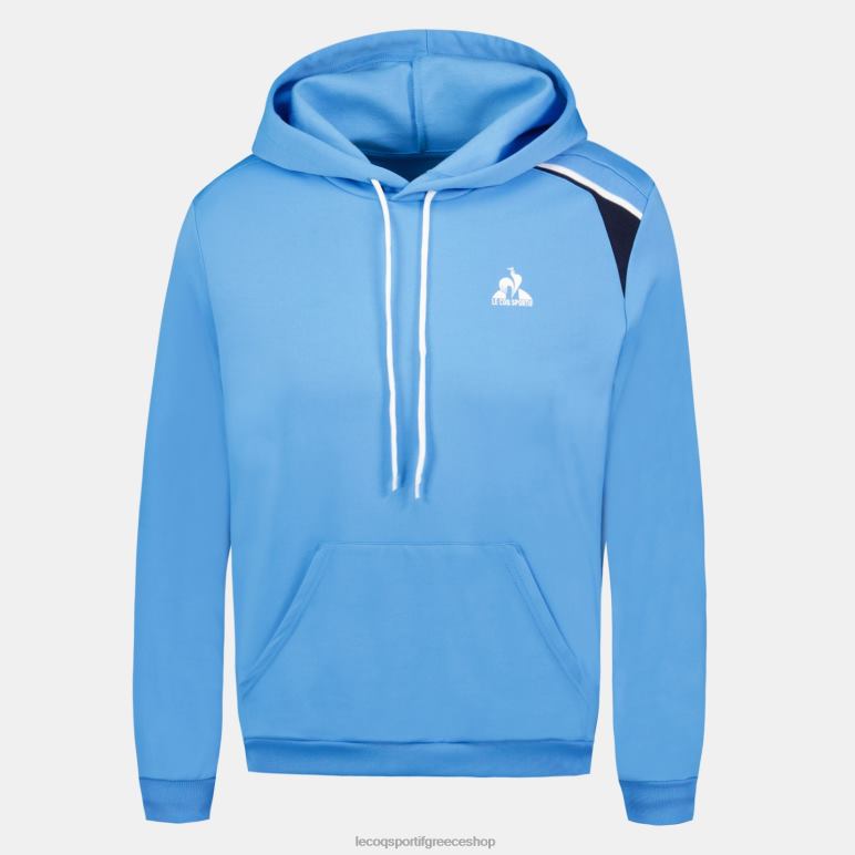 Le Coq Sportif είδη ένδυσης άνδρες μπλούζα με κουκούλα μπλε D2ZV36