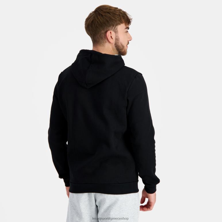 Le Coq Sportif είδη ένδυσης άνδρες φούτερ με κουκούλα μαύρο D2ZV39