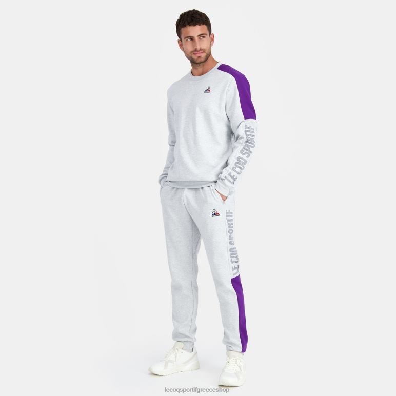 Le Coq Sportif είδη ένδυσης άνδρες φούτερ γκρι D2ZV443