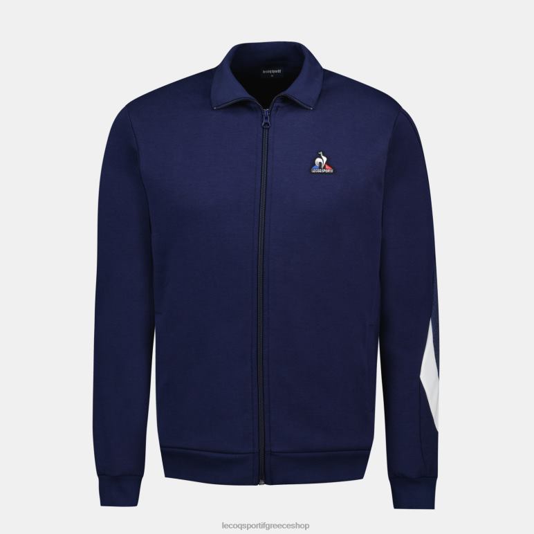 Le Coq Sportif είδη ένδυσης άνδρες μπλε φούτερ με φερμουάρ D2ZV445