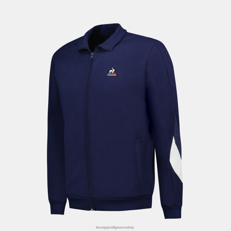 Le Coq Sportif είδη ένδυσης άνδρες μπλε φούτερ με φερμουάρ D2ZV445