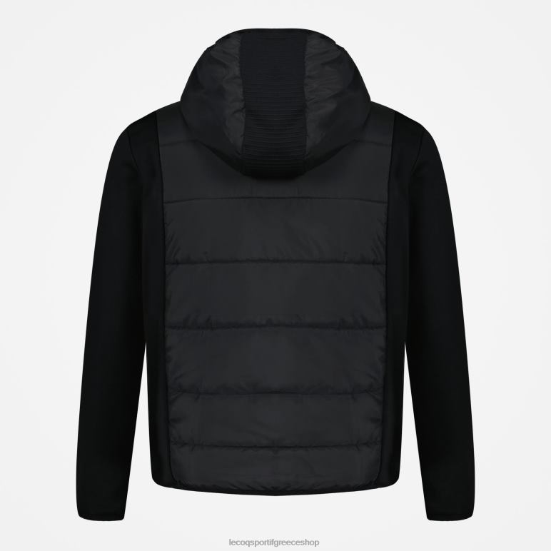 Le Coq Sportif είδη ένδυσης άνδρες φούτερ με κουκούλα και μαύρο φερμουάρ D2ZV450