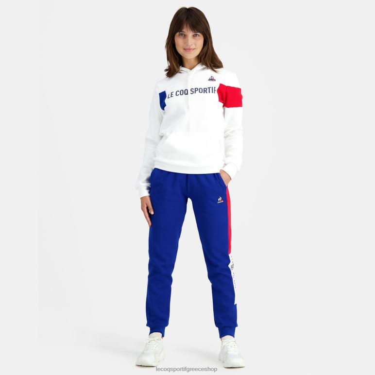 Le Coq Sportif είδη ένδυσης άνδρες φούτερ με κουκούλα λευκό D2ZV454