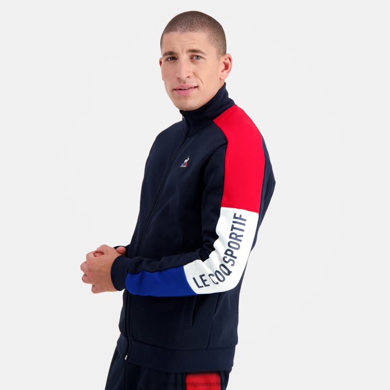 Le Coq Sportif είδη ένδυσης άνδρες μπλε φούτερ με φερμουάρ D2ZV455