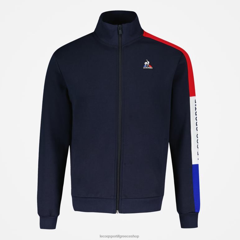 Le Coq Sportif είδη ένδυσης άνδρες μπλε φούτερ με φερμουάρ D2ZV455