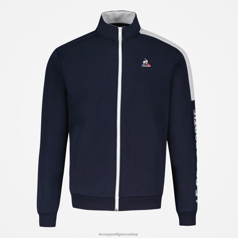 Le Coq Sportif είδη ένδυσης άνδρες μπλε φούτερ με φερμουάρ D2ZV459