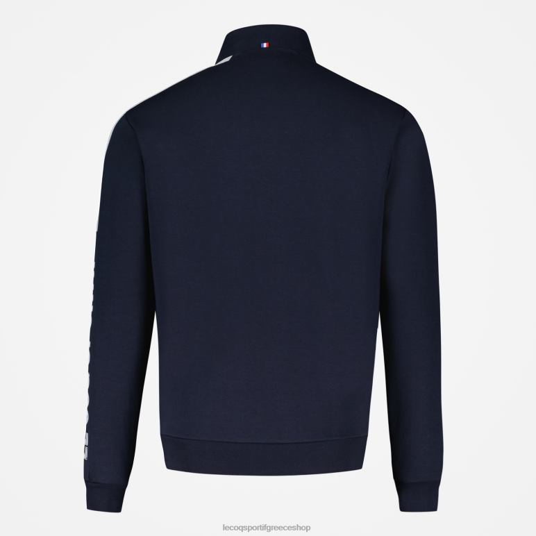 Le Coq Sportif είδη ένδυσης άνδρες μπλε φούτερ με φερμουάρ D2ZV459