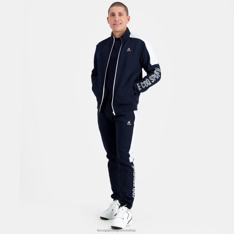 Le Coq Sportif είδη ένδυσης άνδρες μπλε φούτερ με φερμουάρ D2ZV459