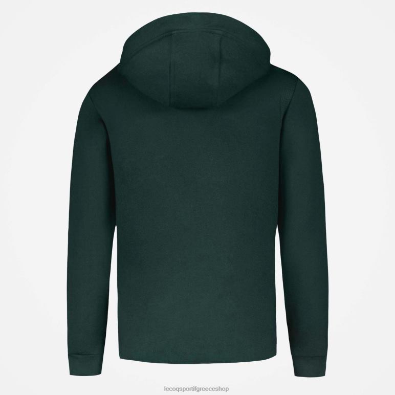 Le Coq Sportif είδη ένδυσης άνδρες Φούτερ με κουκούλα με πράσινο φερμουάρ D2ZV462