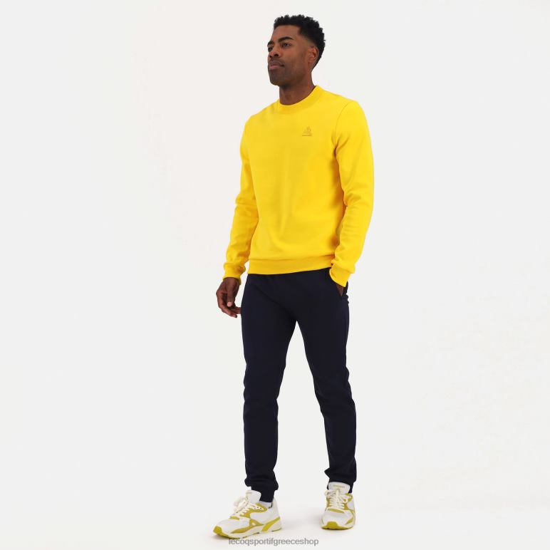 Le Coq Sportif είδη ένδυσης άνδρες φούτερ κίτρινο D2ZV464