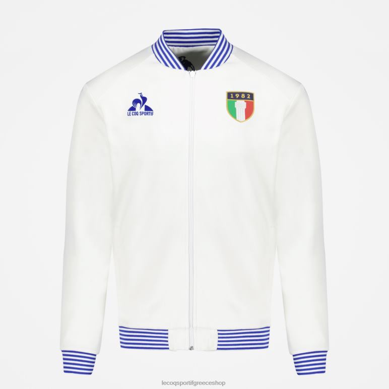 Le Coq Sportif είδη ένδυσης άνδρες φούτερ με φερμουάρ λευκό D2ZV472