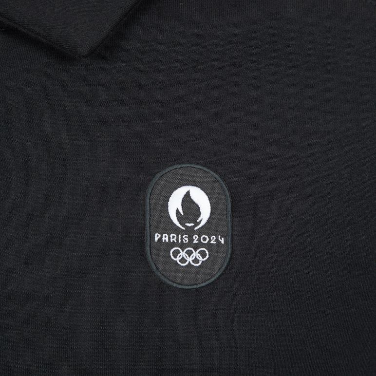 Le Coq Sportif είδη ένδυσης άνδρες μαύρη φούτερ με φερμουάρ D2ZV489