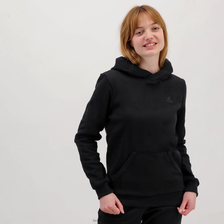 Le Coq Sportif είδη ένδυσης άνδρες φούτερ με κουκούλα μαύρο D2ZV493