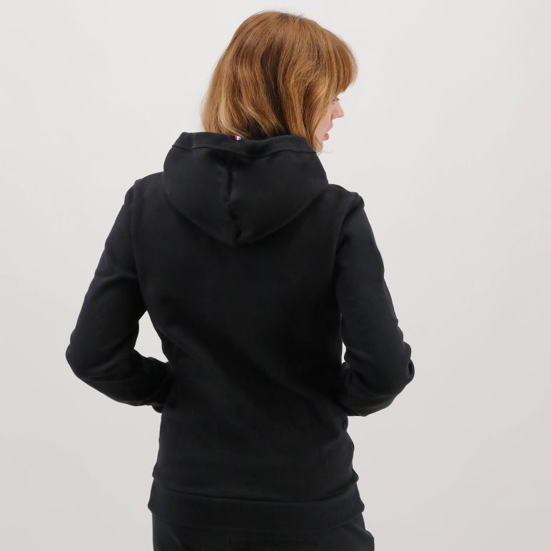 Le Coq Sportif είδη ένδυσης άνδρες φούτερ με κουκούλα μαύρο D2ZV493